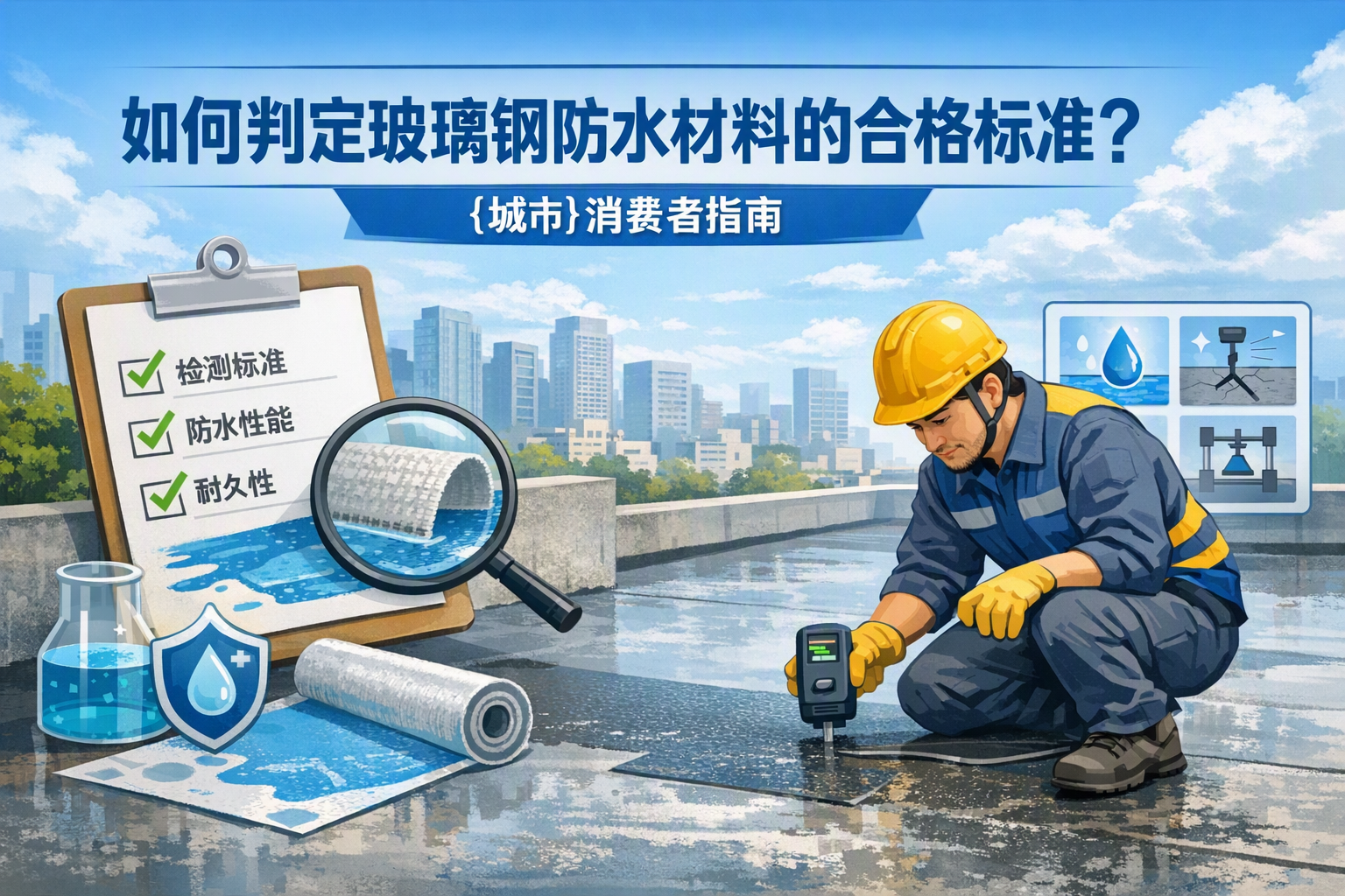 如何判定玻璃钢防水材料的合格标准？ 河源 消费者指南
