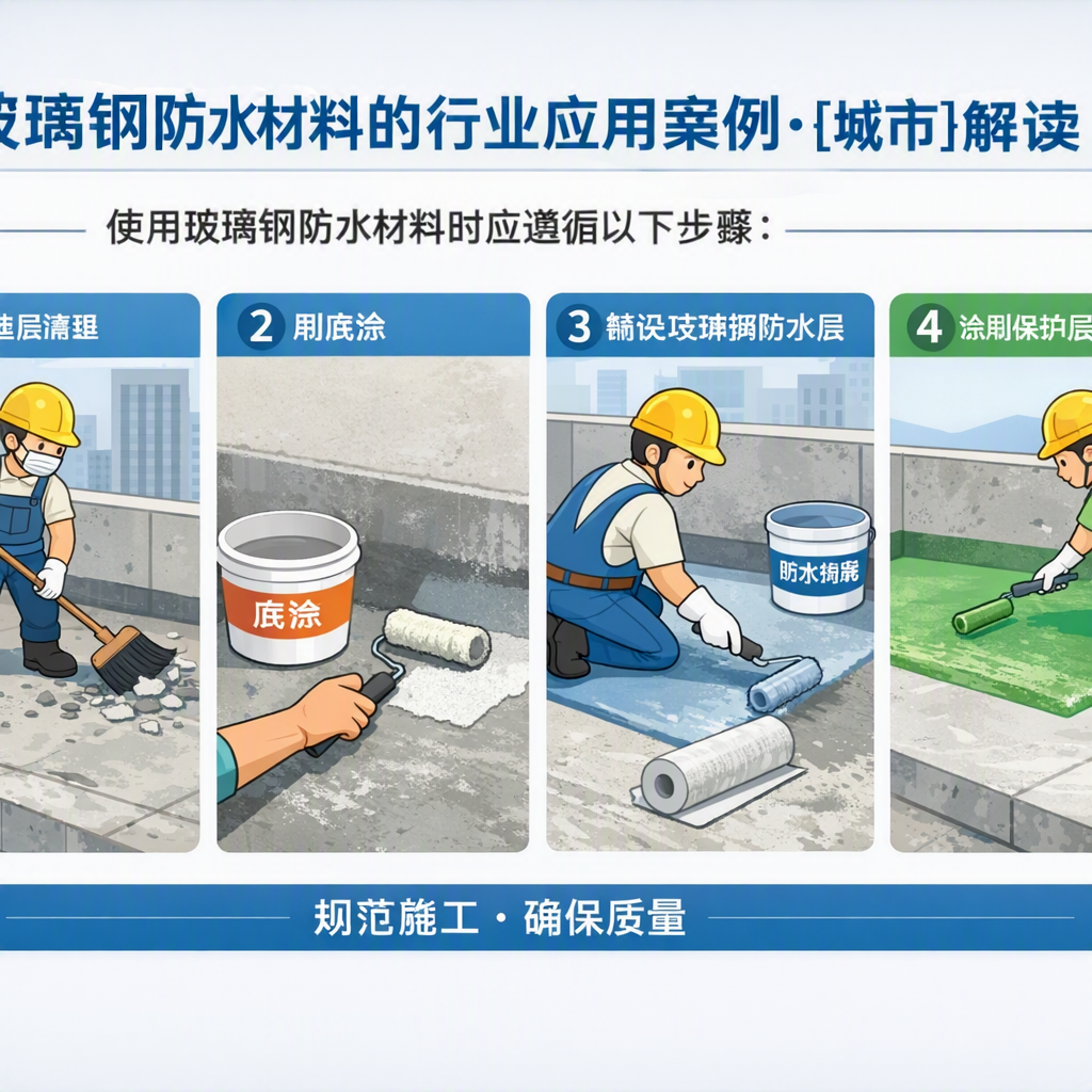 玻璃钢防水材料的行业应用案例,河源解读