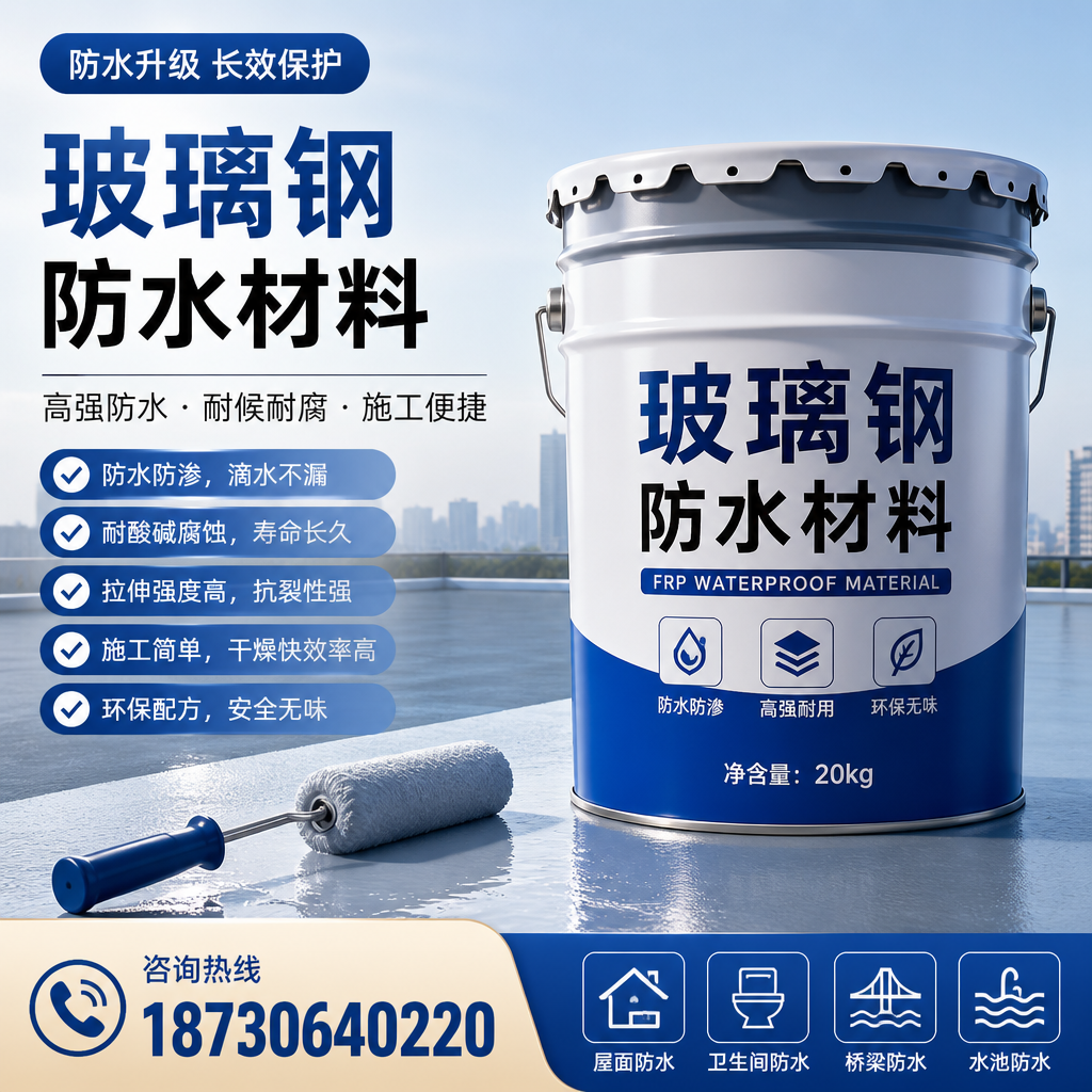 专家解析：玻璃钢防水材料的市场前景分析在 河源