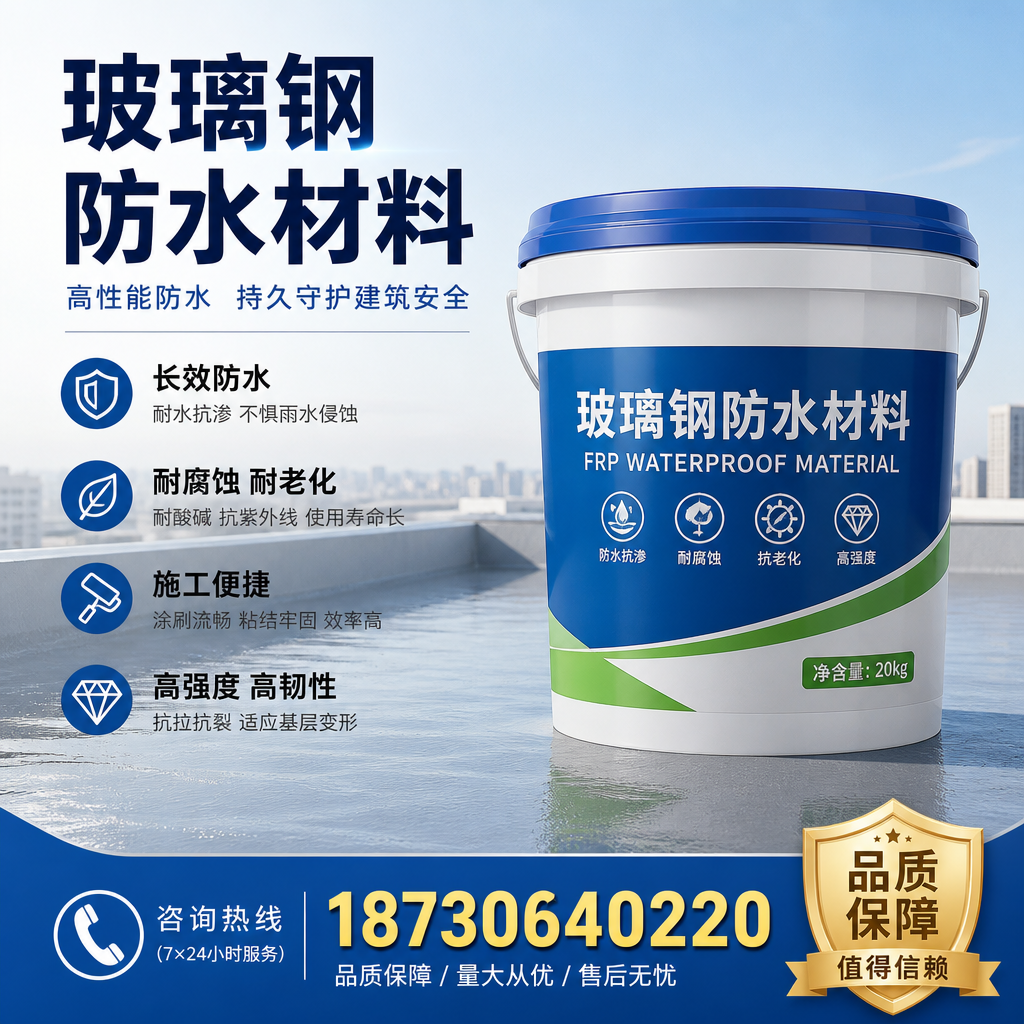 专家解析：玻璃钢防水材料的市场前景分析在 河源
